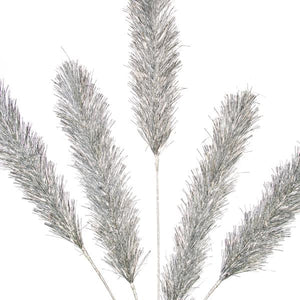 31" Silver Tinsel Spray (3 Pack) 2