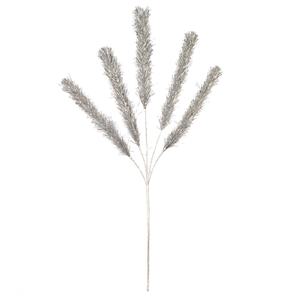 31" Silver Tinsel Spray (3 Pack) 1