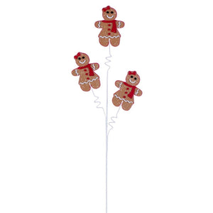 30" Gingerbread Lady Spray (3 Pack) 1