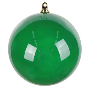 10" Green High-Gloss Ball Ornament 1