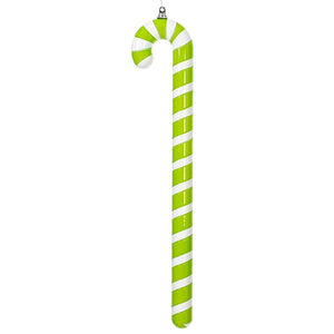 36" Lime High-Gloss Candy Cane Ornament 1