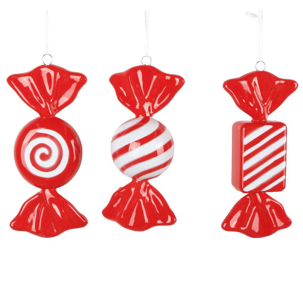 7.5" Red Candy Assortment Ornament (3 Pack) 1