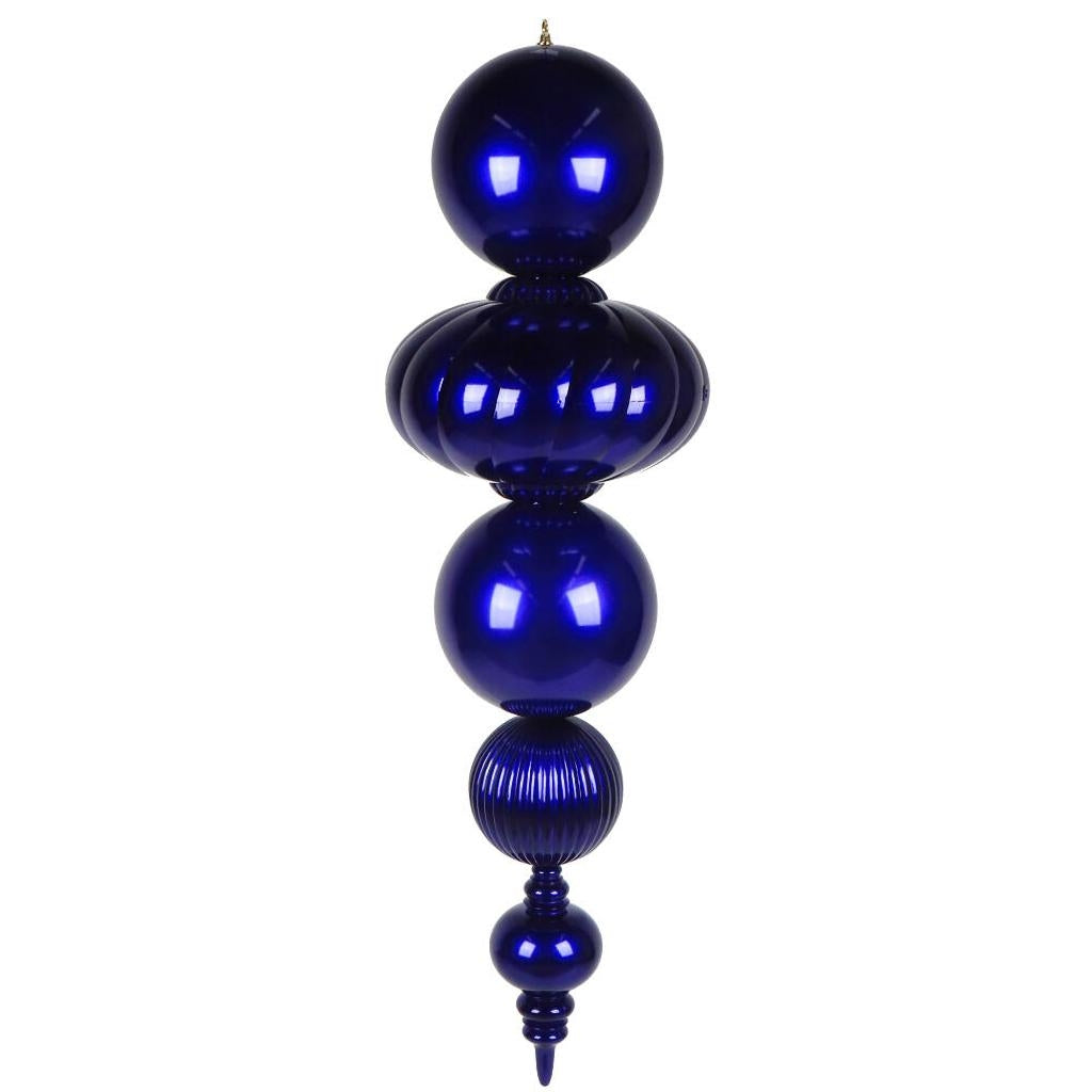54" Purple Candy Apple Finial Christmas Tree Ornament 1