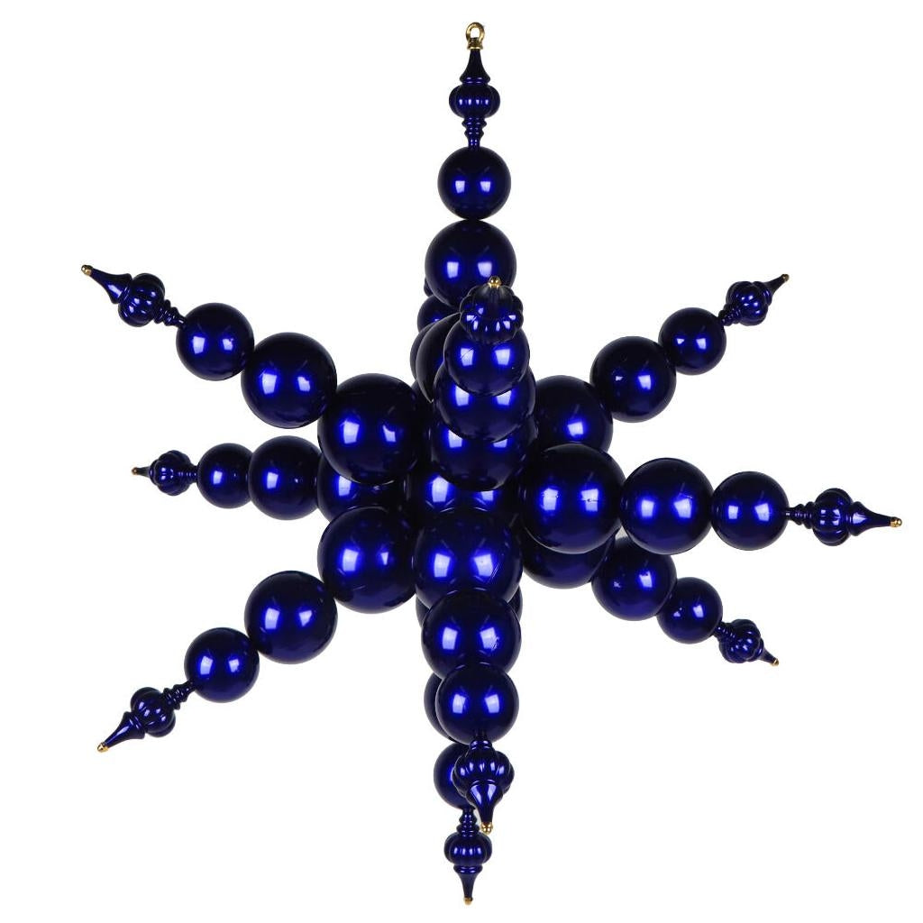 39" Purple Starburst Finial Christmas Tree Ornament 1