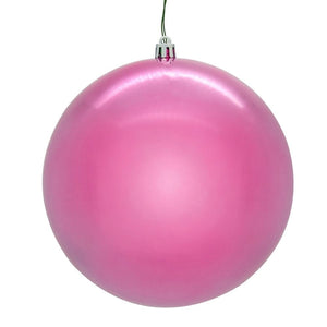 8" Pink  Seamless UV Drilled Christmas Ornament 1