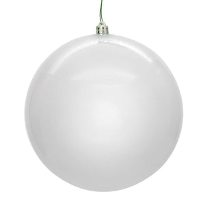 10" White Pearl Ball Ornament 1