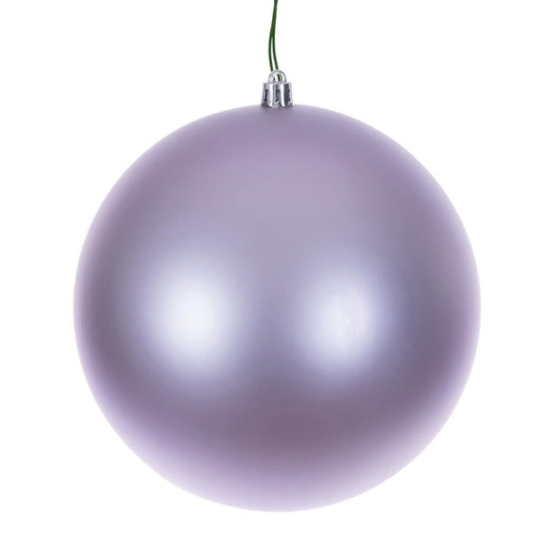 10" Lavender Matte Seamless Ball Ornament 1