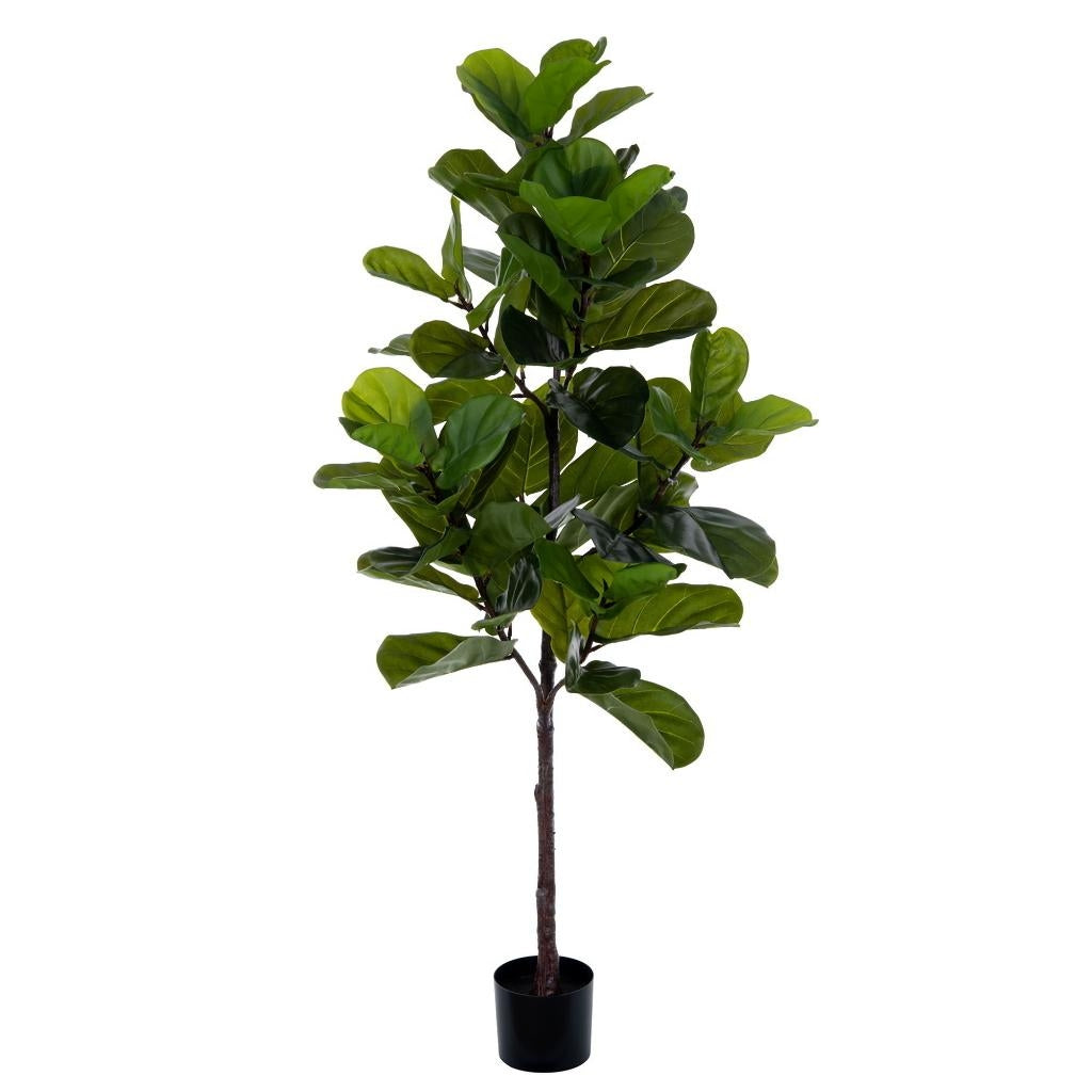 66" Green Fiddle Leaf Real Touch Artificial Potted Plant 1