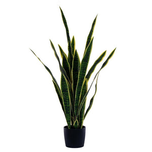 49" x 18" Green/Yellow Sansevieria Snake Artificial Plant 1