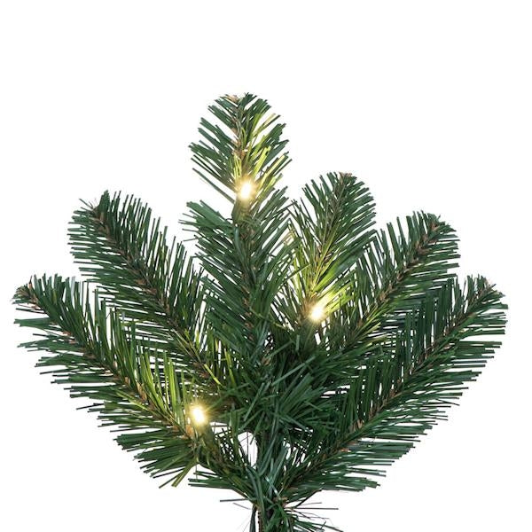 7.5' x 54" Oregon Fir Medium Width 800 LED Light Pre-Lit Artificial Christmas Tree 2
