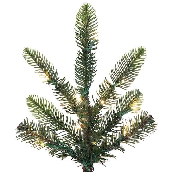 4' x 32" Alberta Spruce 150 LED Light Pre-Lit Artificial Christmas Tree 2