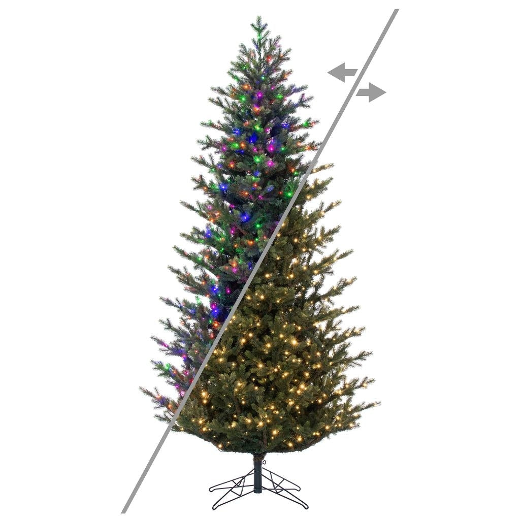 6.5' x 41"  Slim Welch Fraser 550 LED Light Pre-Lit Artificial Christmas Tree 1