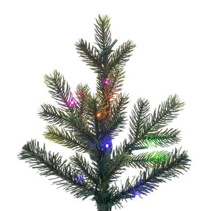 10' x 58" Slim Welch Fraser 1900 LED Light Prelit Artificial Christmas Tree 3