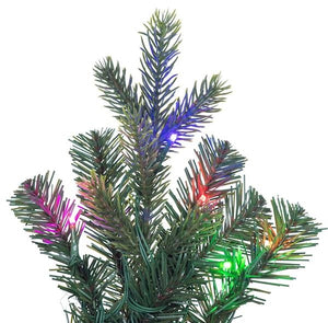 36" Welch Fraser 150 LED Lights Fir Pre-Lit Artificial Christmas Wreath 3