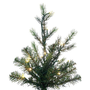 14' x 60" Moutauk Pencil 2800 LED Light Prelit Artificial Christmas Tree 2