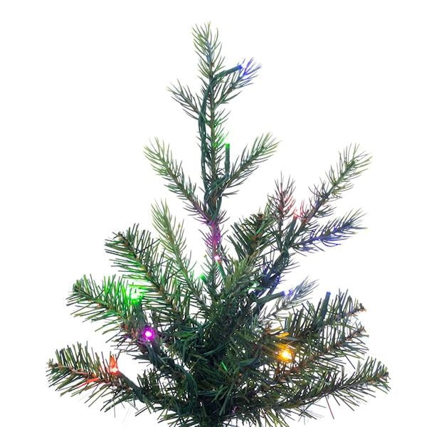 14' x 60" Moutauk Pencil 2800 LED Light Prelit Artificial Christmas Tree 3