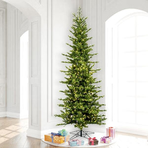 14' x 60" Moutauk Pencil 2800 LED Light Prelit Artificial Christmas Tree 6