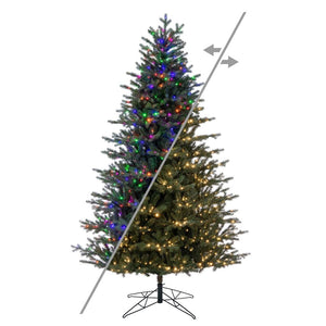 9' x 54" Washington Fraser 1400 LED Light Prelit Artificial Christmas Tree 1