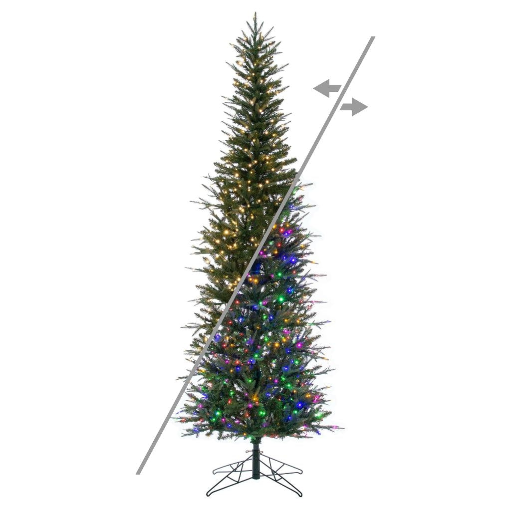 12' x 44" Tacoma Fraser 1650 LED Light Prelit Artificial Christmas Tree 1