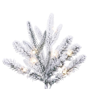 6.5' x 27" Frosted Tacoma 500 LED Light Pre-Lit Artificial Christmas Tree 2