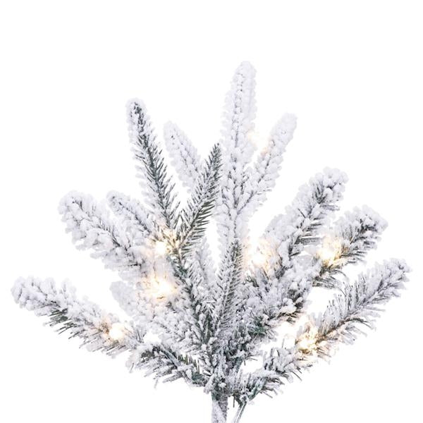 6.5' x 27" Frosted Tacoma 500 LED Light Pre-Lit Artificial Christmas Tree 2