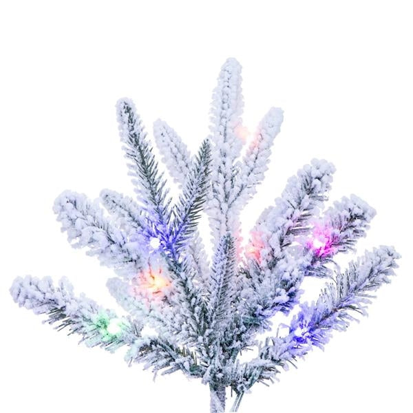 6.5' x 27" Frosted Tacoma 500 LED Light Pre-Lit Artificial Christmas Tree 3