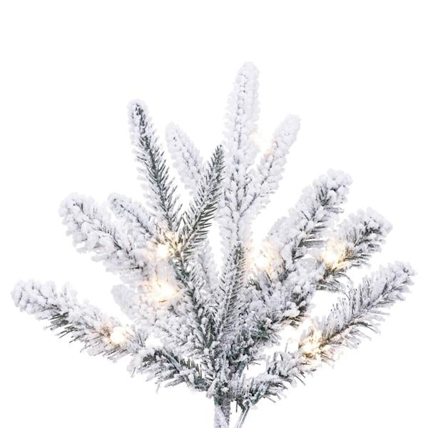 7.5' x 30" Frosted Tacoma 700 LED Lights Pre-Lit Artificial Christmas Tree 2