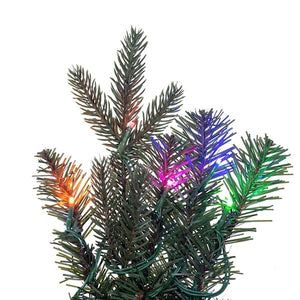 36" Colorado Fir 150 LED Light Pre-Lit Artificial Christmas Wreath 3