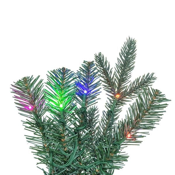 9' x 14" Colorado Blue 150 LED Lights 380 Tip Pre-Lit Artificial Christmas Garland 3