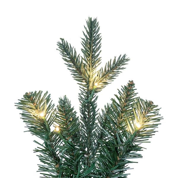 36" Colorado Blue Fir 150 LED Light Pre-Lit Artificial Christmas Wreath 2