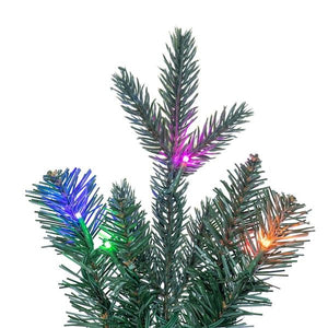 36" Colorado Blue Fir 150 LED Light Pre-Lit Artificial Christmas Wreath 3