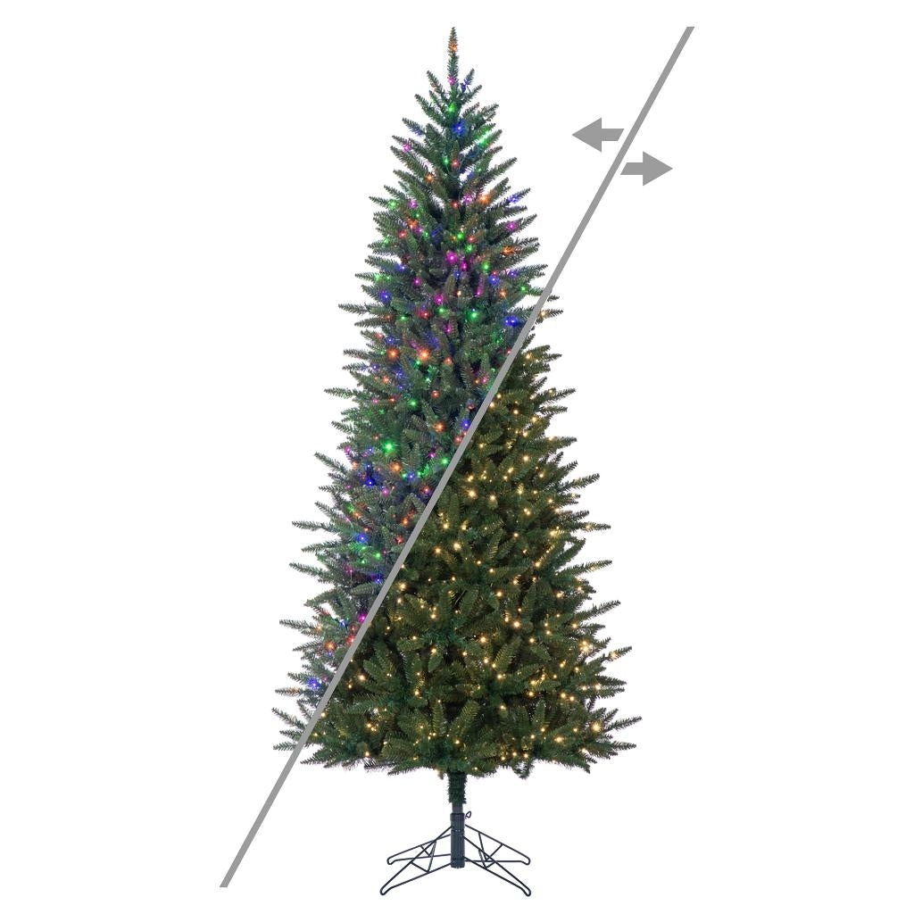 7.5' x 41" Noel 850 LED Light Prelit Artificial Christmas Tree 1