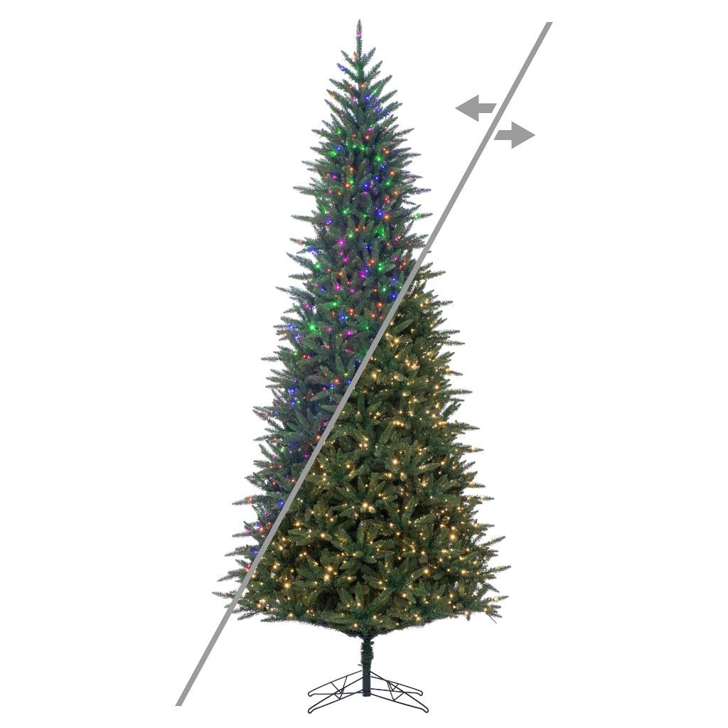 10' x 53" Noel 1650 LED Light Prelit Artificial Christmas Tree 1