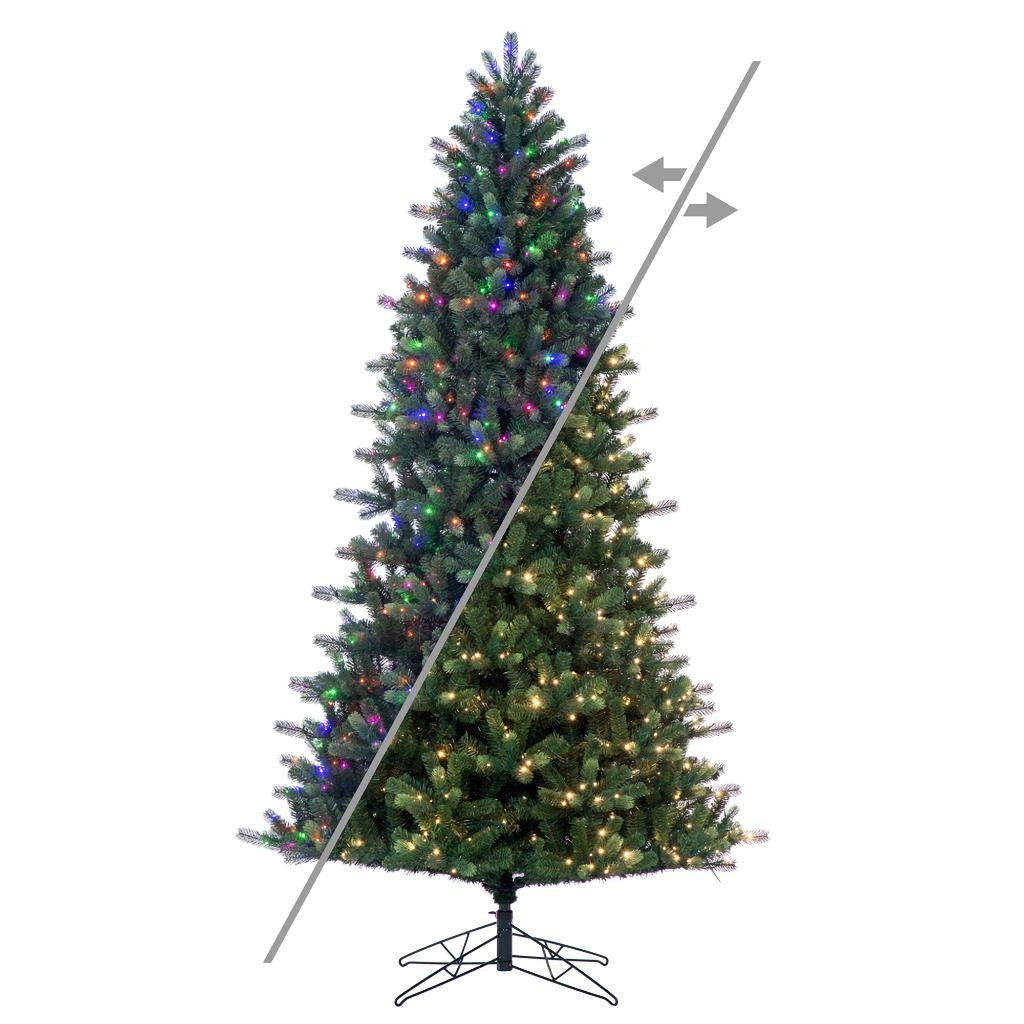 9' x 57" Vermont Spruce 1100 LED Light Pre-Lit Artificial Christmas Tree 1