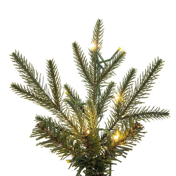 6.5' x 28" Bixley Pencil 650 LED Light Unlit Artificial Christmas Tree 2
