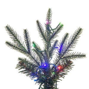 6.5' x 28" Bixley Pencil 650 LED Light Unlit Artificial Christmas Tree 3