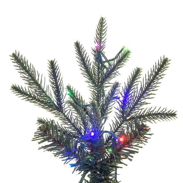 6.5' x 28" Bixley Pencil 650 LED Light Unlit Artificial Christmas Tree 3