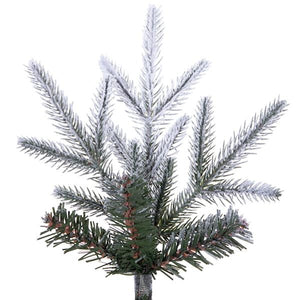 6.5' x 28" Frosted Bixley Unlit Artificial Christmas Tree 2