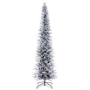 6.5' x 28" Frosted Bixley Unlit Artificial Christmas Tree 1