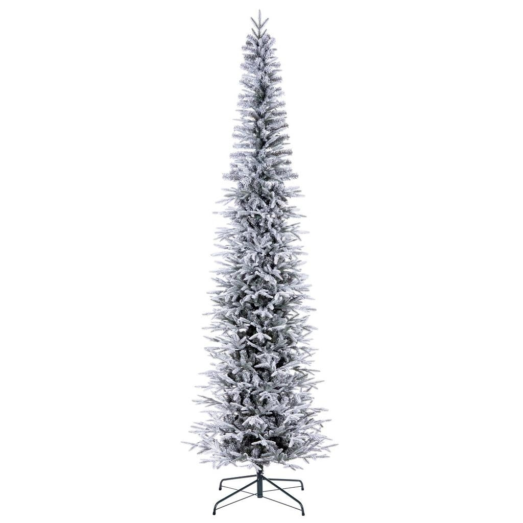 10' x 44" Frosted Bixley Pencil Unlit Artificial Christmas Tree 1
