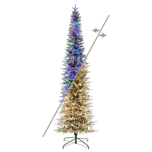 10' x 44" Frosted Bixley 1400 LED Lights Pre-Lit Artificial Christmas Tree 1