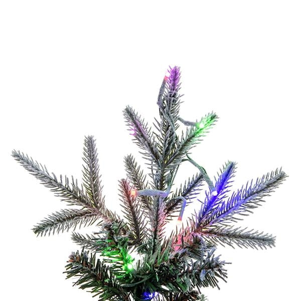 12' x 56" Frosted Bixley 1850 LED Light Pre-Lit Artificial Christmas Tree 3