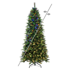 6.5' x 39" Southern Mixed 500 LED Light Pre-Lit Artificial Christmas Tree 1