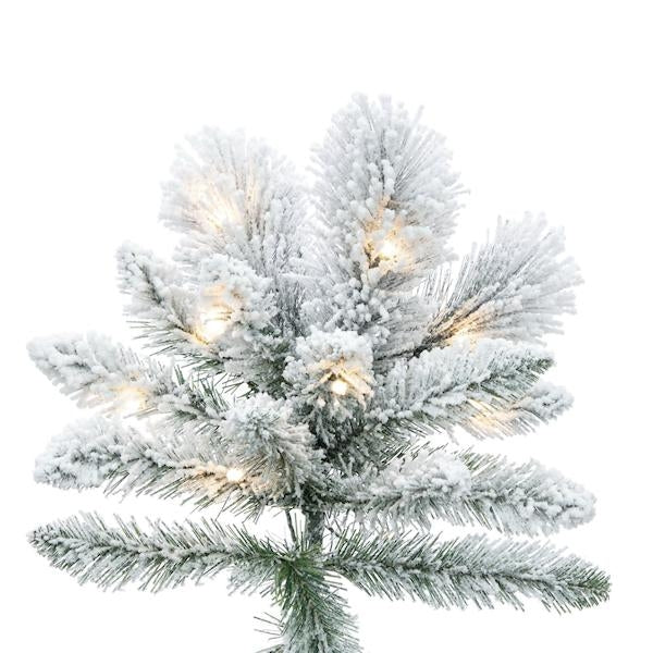 12' x 66" Frosted Scotch 1450 LED Light Pre-Lit Artificial Christmas Tree 2