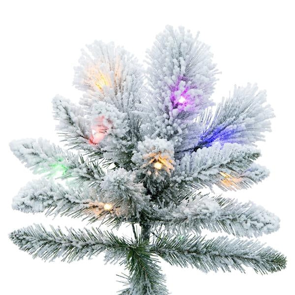 12' x 66" Frosted Scotch 1450 LED Light Pre-Lit Artificial Christmas Tree 3