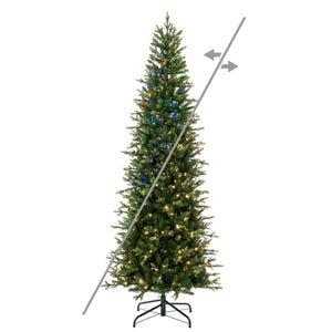 7.5' x 39" Wistler Spruce 500 LED Light Prelit Artificial Christmas Tree 1