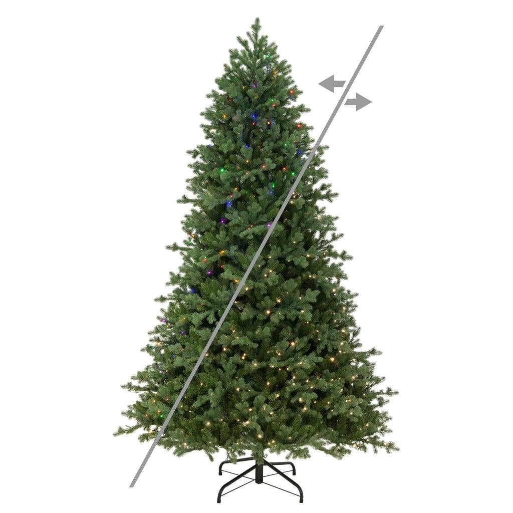 6.5' x 51" Northern Blue Spruce 600 LED Light Pre-Lit Artificial Christmas Tree 1