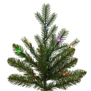 7.5' x 62" Nordmann Fir 900 LED Light Prelit Artificial Christmas Tree 3