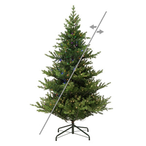 9' x 79" Norwegian Spruce 1150 LED Light Prelit Artificial Christmas Tree 1