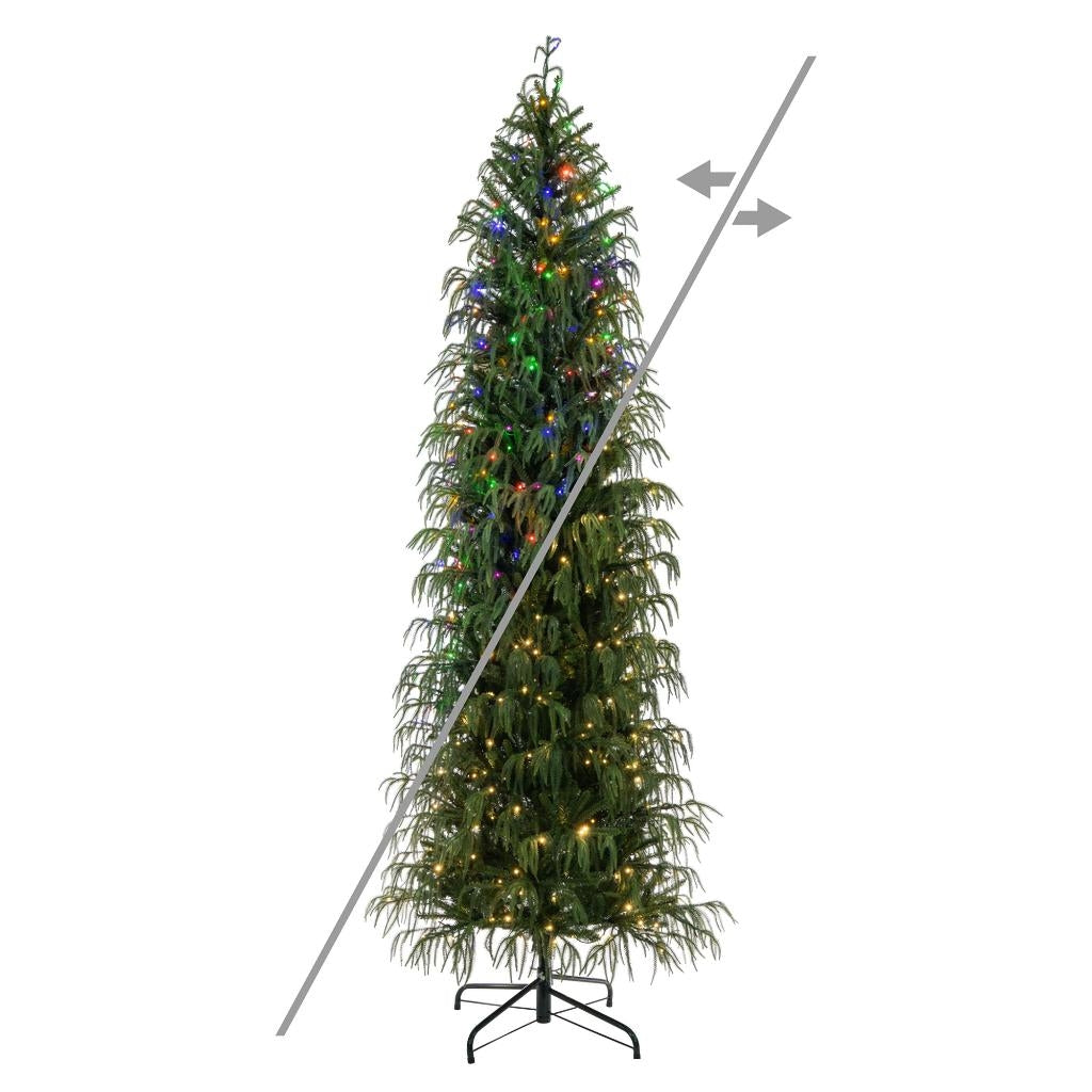 9' x 41" Norfolk Pine 500 LED Lights Pre-Lit Artificial Christmas Tree 1